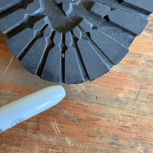 Vince Camuto Popinta Combat Boots Women’s 6.5 M (37) Burgundy Leather Punk Grung - Picture 10 of 12